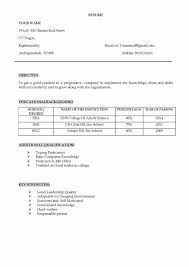 Bba Resume Sample For Freshers Download Now Resume