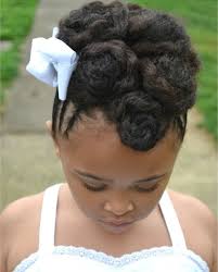 2 black wedding hairstyles with flowers. 30 Endearing Wedding Hairstyles For Little Girls Hairstylecamp
