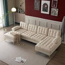 Chaise Sectional Sofa Set