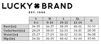 28 Prototypical Lucky Brand Plus Size Chart