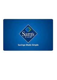 sam s club 50 usd gift card at a