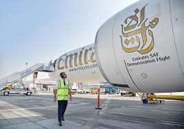 emirates operates milestone demo flight