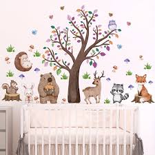 Woodland Animals Wall Decals Adorable