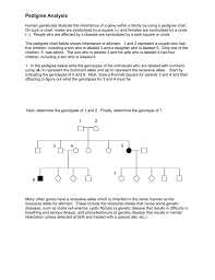 Pedigree Analysis