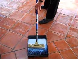 terracotta floor sealing with tile
