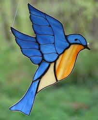 Stained Glass Bluebird Stained Glass
