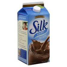 silk soy milk chocolate light natural