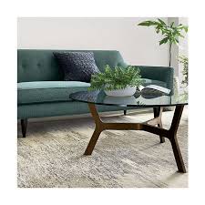 Elke Round Glass Coffee Table With