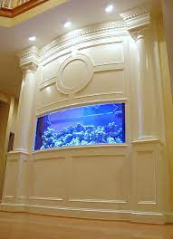 Built-in Aquarium, Fireplace, and Theater - Traditional - Entry - Nashville  - by Lazzell Design Works Remodeling | Houzz gambar png