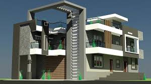 3d Model Indian Modern House Design And
