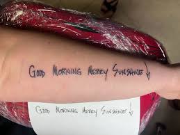 good morning merry sunshine tattoos