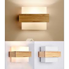 Art Deco Modern Wall Light Solid Wood