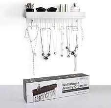 Wall Mount Necklace Organizer