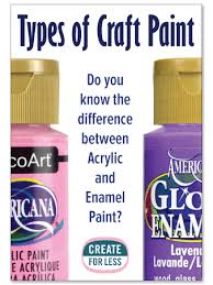 Craft Paint Finding The Right Type Createforless