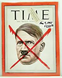 May 7, 1945 TIME Magazine- Victory Over Germany Hitler "X" on cover —V Good  | eBay