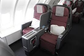 review qantas 747 400 business cl