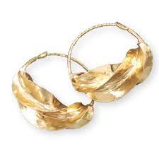 handmade 22 karat gold earrings