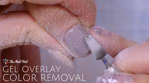 gel overlay color removal you