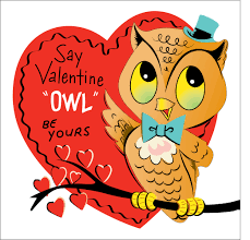 5 pieces valentine's day self defense keychain resin molds animal keychain silicone molds cat owl dog unicorn shape. Say Valentine Owl Valentine Card Magnet