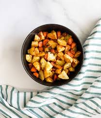 air fryer roasted carrots and potatoes