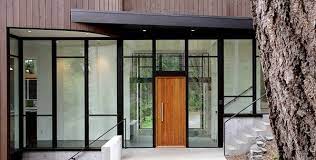 contemporary house entrance design