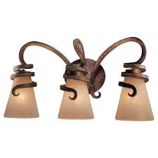 How bathroom sconces can add to your bathroom's of course, with multiple people living within the home of different heights, it takes some averaging to the elf 1 bath light: Minka Lavery Tofino Bath 3 Light Tofino Bronze Bath Light 6763 211 The Home Depot