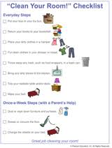 Printable Clean Your Room Checklist For Kids Familyeducation