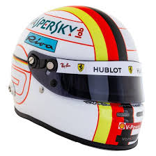 Niki lauda won his first two titles at ferrari, with his trademark scarlet helmet a perfect fit at the italian team. Sebastian Vettel F1 Mini Helmet 1 2 Scale Race Active F1 Merchandise