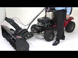 Attaching Snow Thrower To Tractor You
