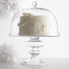 Large Glass Clear Cake Stand