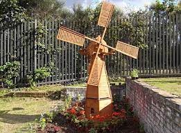 table diy wooden garden windmill plans