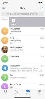 After recovering these messages, they. How To Archive Telegram Conversations To Keep Your Main Chats List Clean Organized Smartphones Gadget Hacks