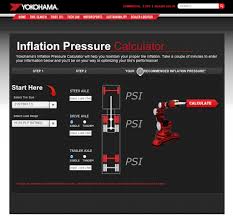 Yokohama Launches New Online Tire Pressure Calculator