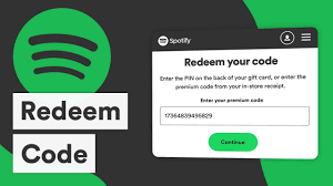 how to redeem spotify gift card premium