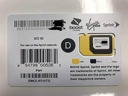 What is the phone number thst im using: Amazon Com Sprint Uicc Sim Card Triple Punch Simolw516tq Samsung Galaxy S10