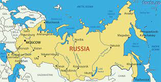 Suprafața sa totală este de 17.075.200 km 2. Rusia HartÄƒ Etichetat Etichetate Harta Din Rusia Europa De Est Europa