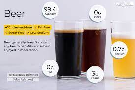 beer nutrition facts and health benefits