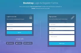 Bootstrap Login And Register Forms In One Page 3 Free Templates