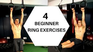 4 beginner gymnastic ring exercises