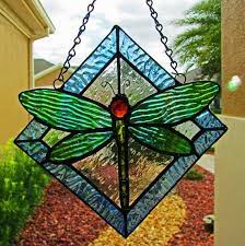 Dragonfly Stained Glass Sun Catcher