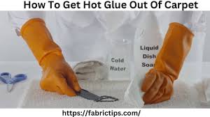 how to remove hot glue from clothes