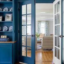 Arched Home Office French Doors Design