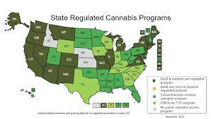 Smoking Cannabis Legalization map USA