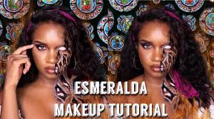 esmeralda halloween makeup tutorial