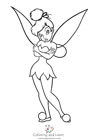 tinkerbell coloring pages free 2024