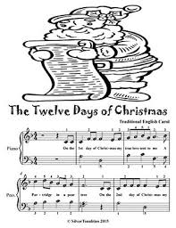 Here is a list of christmas piano music which can be purchased. The Twelve Days Of Christmas Easy Piano Sheet Music Tadpole Edition By Traditional Carol