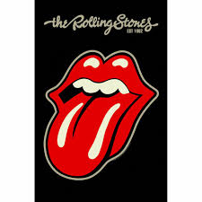the rolling stones textile poster