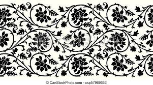 Choose from over a million free vectors, clipart graphics, vector art images, design templates, and illustrations created by artists worldwide! Seamless Black And White Flower Border Canstock