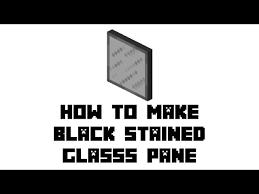 Black Stained Glass Pane