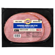 hardwood smoked ham steak 2 pack